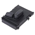 Black power seat switch with two rocker buttons and 10-pin connector base