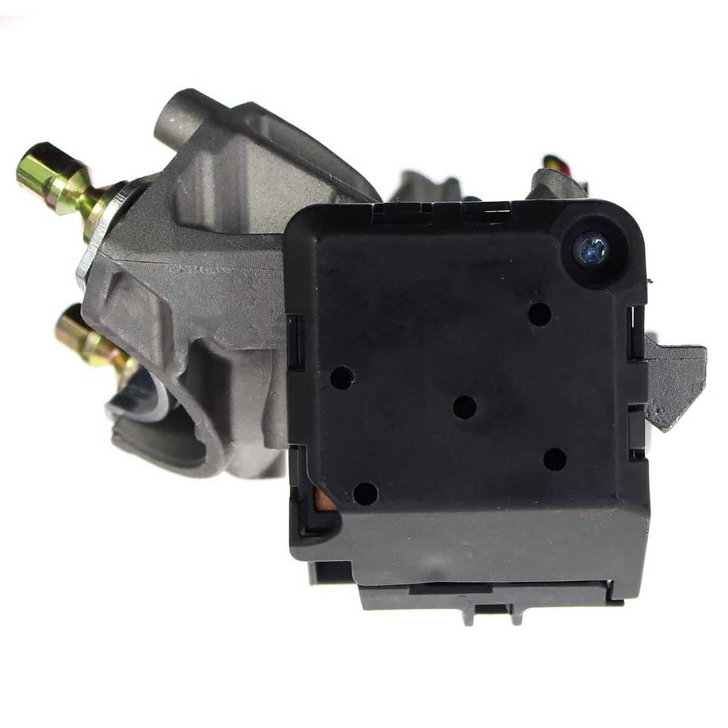 Ignition lock cylinder housing with side mounting points and connector