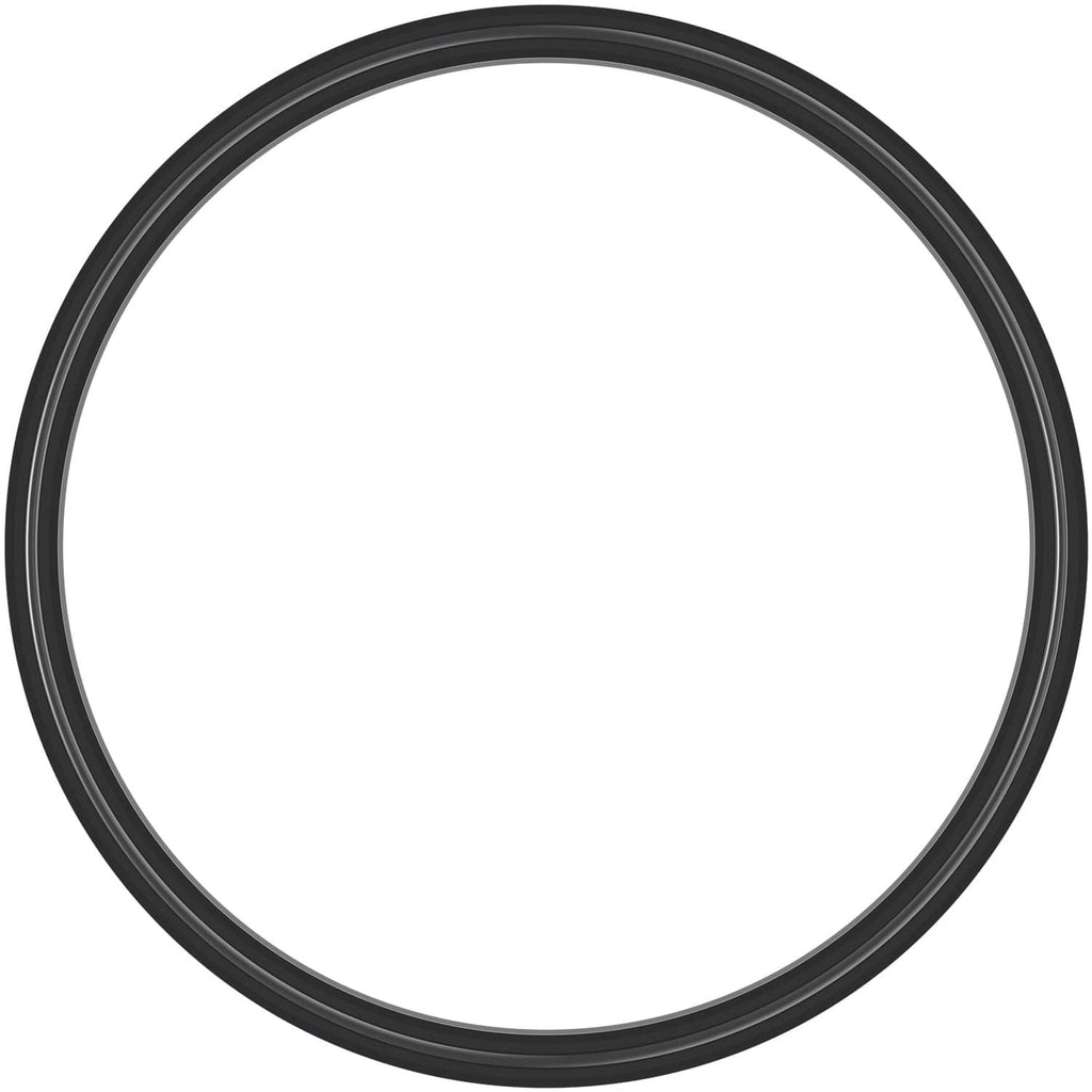 Large black circular rubber O-ring seal gasket