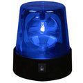 Blue LED strobe disco light with clear dome and on/off switch base