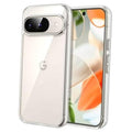 Clear shockproof phone case with transparent back and protective bumper for Pixel 9/9 Pro