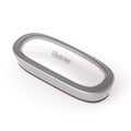 Quartet dry erase eraser with oval gray frame and built-in cleaning foam