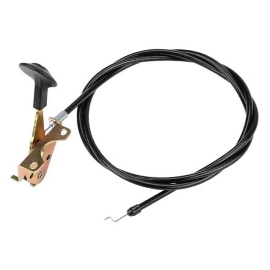 Throttle control cable replacement with black cable and gold mounting bracket