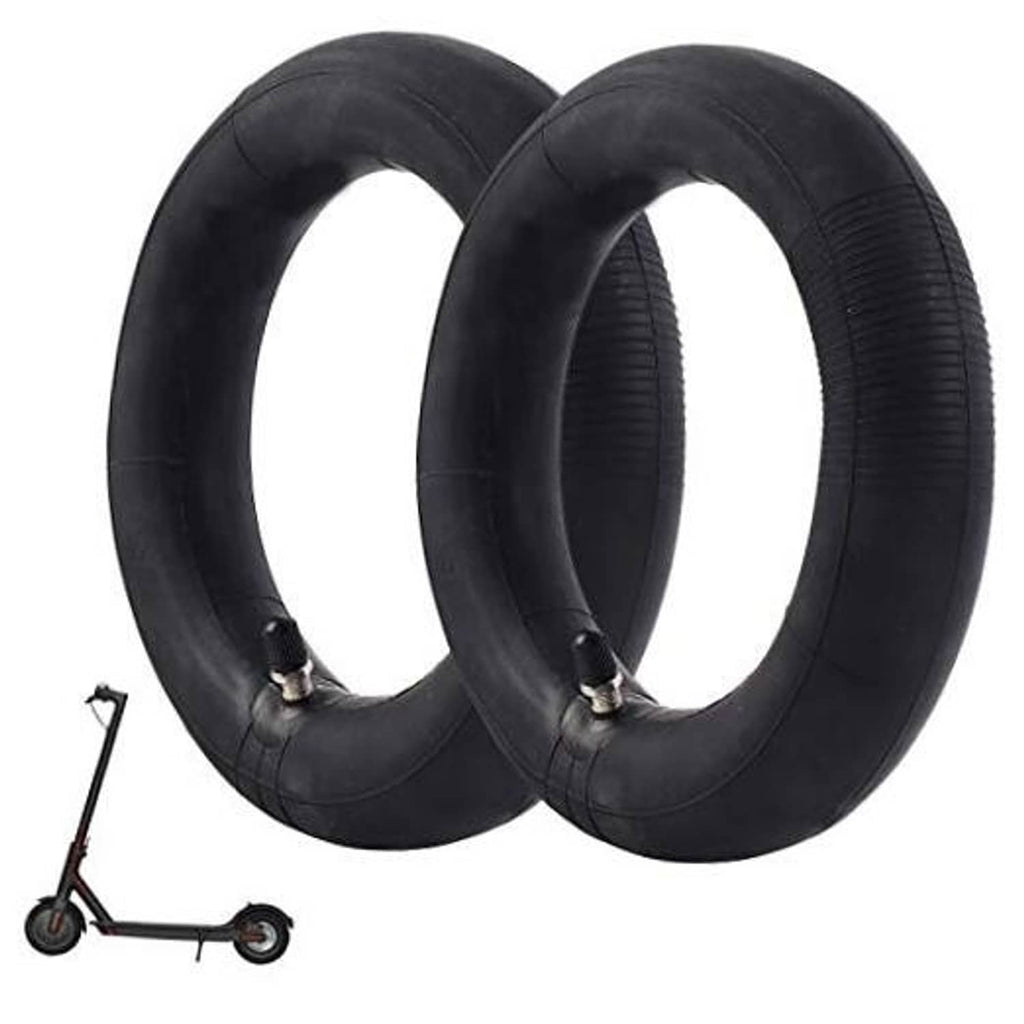 8.5 x 2-inch inner tubes (2-pack), black rubber with valve stems