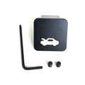 Car hood latch release handle repair kit: black handle, two fasteners, hex key included