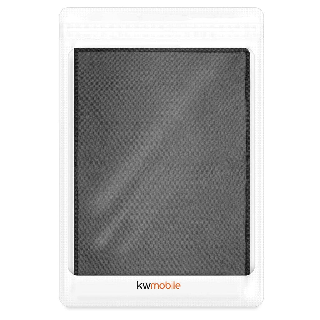 Kwmobile packaged dark fabric Thermomix cover in clear box