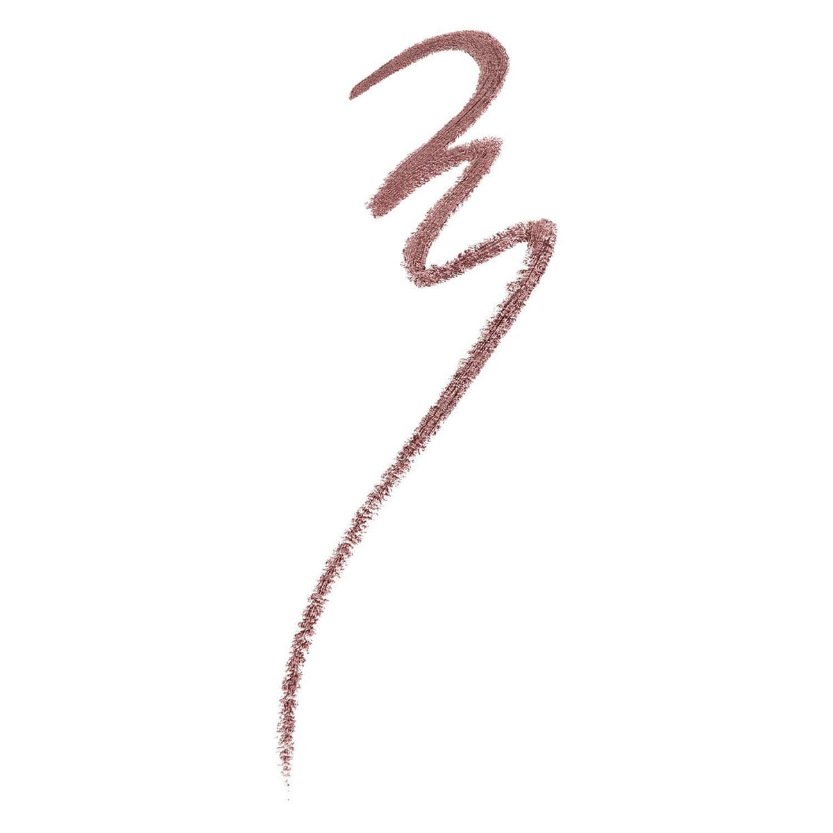 Lip liner swatch line in mauve-brown shade