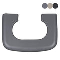 Grey cup holder replacement pad with rounded U shape opening