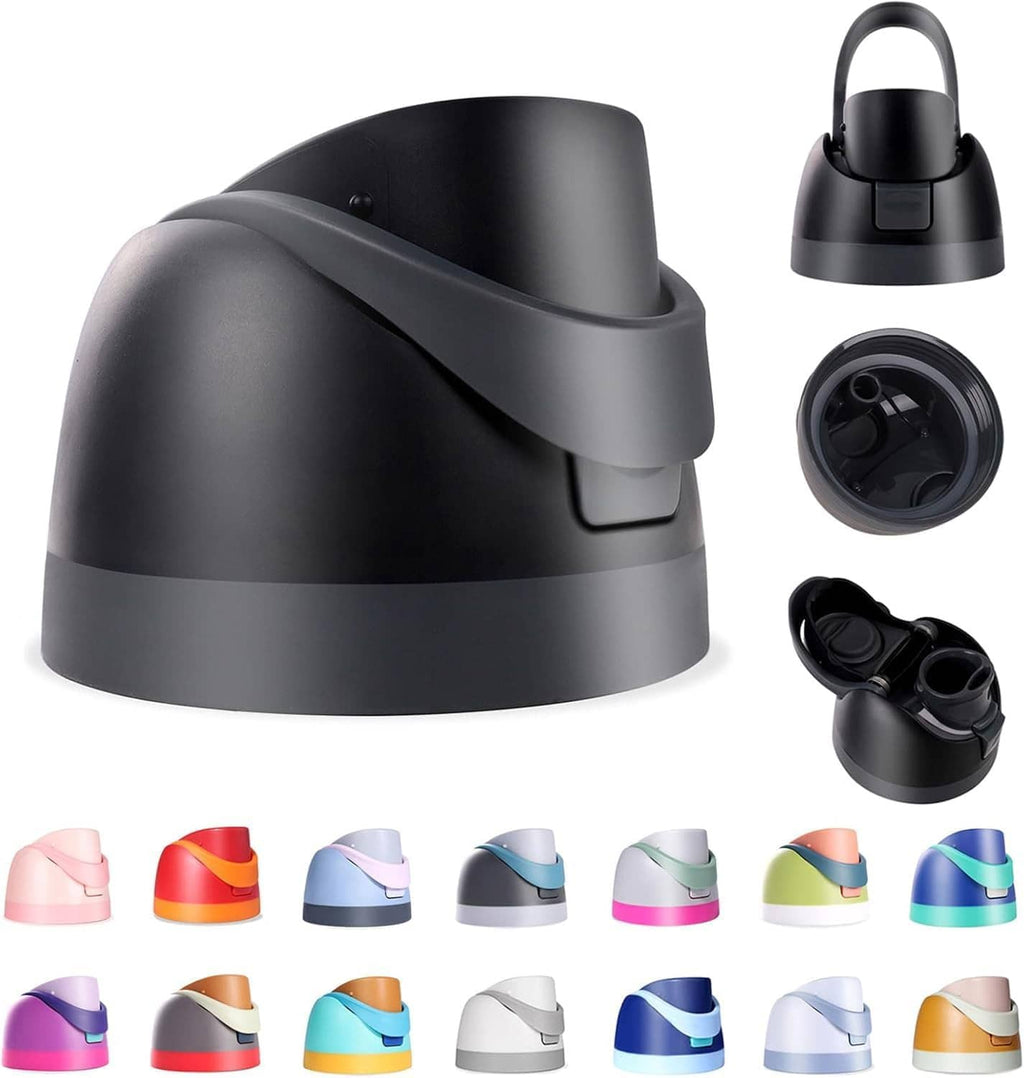 Dark gray replacement lid with carry loop and push-button latch detail