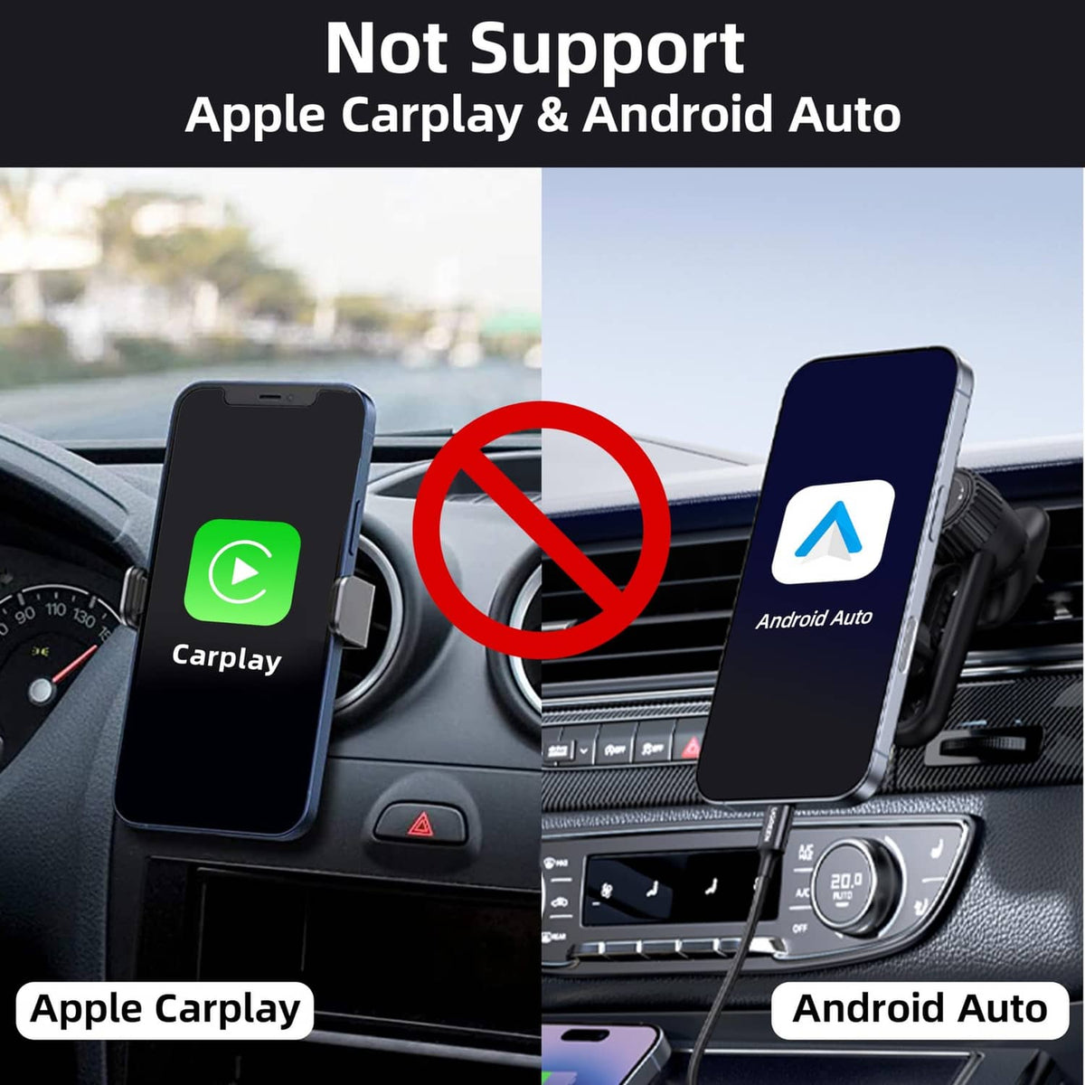 USB-C splitter cable for in-car connections with three USB-C output ports.