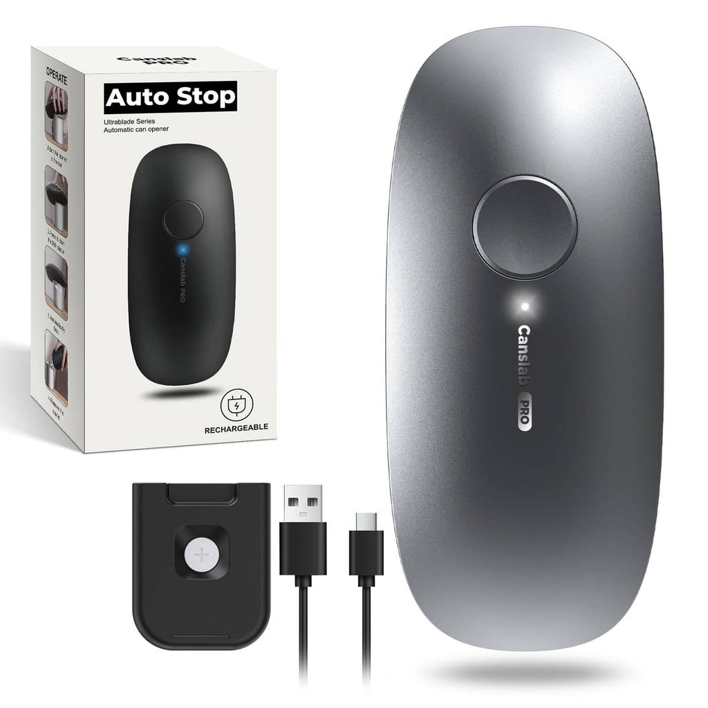 RivetOak Canslab Ultrablade PRO Electric Can Opener,USB Small, Titanium