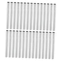 Round steel threaded coupling sleeve rods, M4 female thread, 60mm length (pack view).