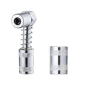 Wevdn 90-degree grease coupler adapter with 90° outlet, steel, threaded sleeves