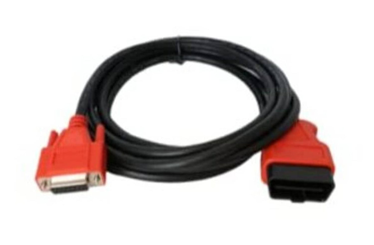 IMclean OBD2 diagnostic cable, 9 ft with red and black connector ends