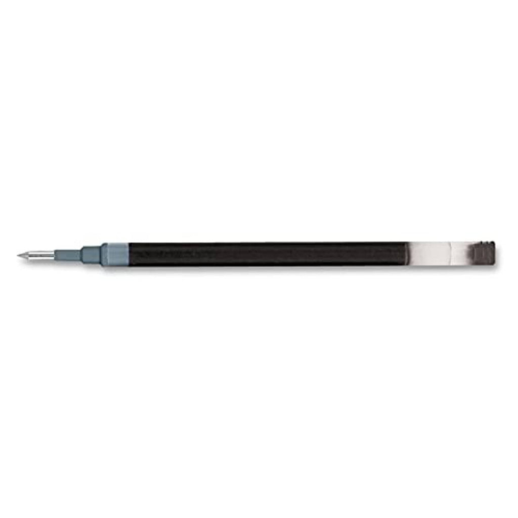 Black gel ink pen refill with fine 0.7mm metal tip
