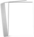 White cardstock printer paper stack, 8.5 x 11 sheets