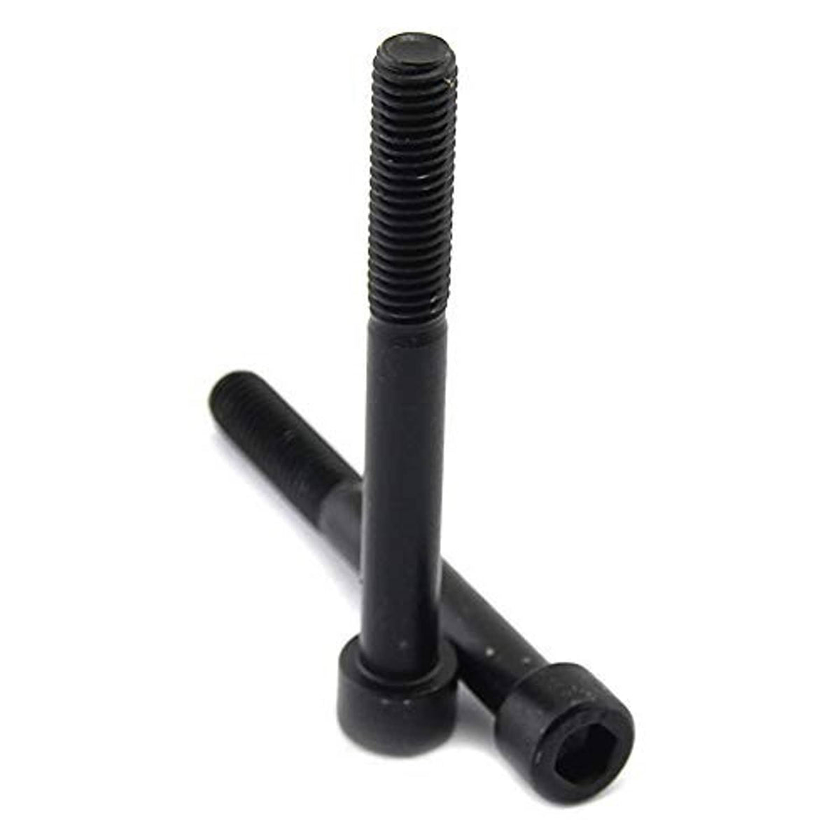 Chain piston pin extractor puller tools with long threaded rod and hex socket end