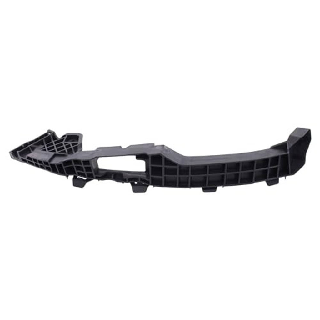 Black bumper headlight bracket mount retainer support, side view with grid panels