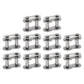 Stainless steel roller chain master connector links, 10-pack