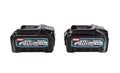 Makita XGT 40V Max 4.0Ah lithium-ion battery, 2-pack, side view