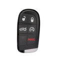 Black smart key fob with lock, unlock, x2, and red PANIC buttons