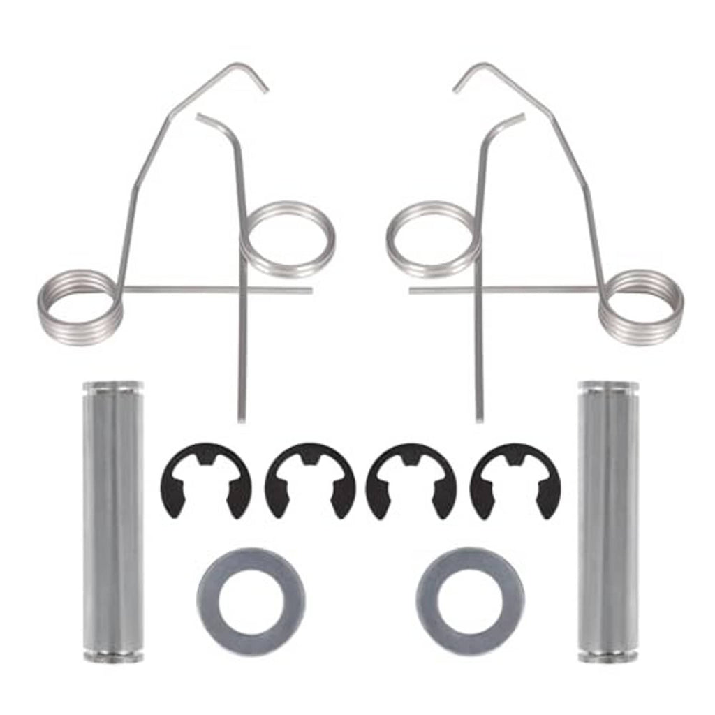 Latch shaft safety spring kit set with 2 latch shafts, 4 springs, 2 bushings, 4 rings