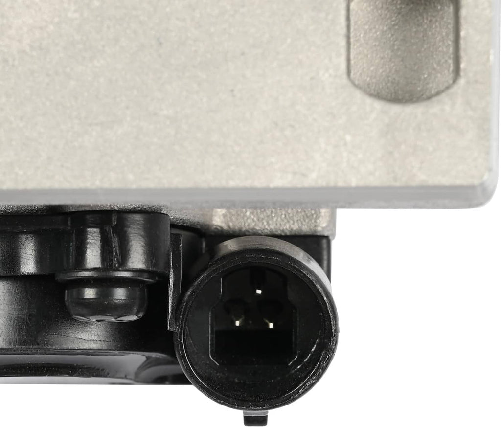 Throttle body with fuel injector, small round black connector with pin openings