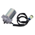 Power shift control motor with black wire harness and electrical connector