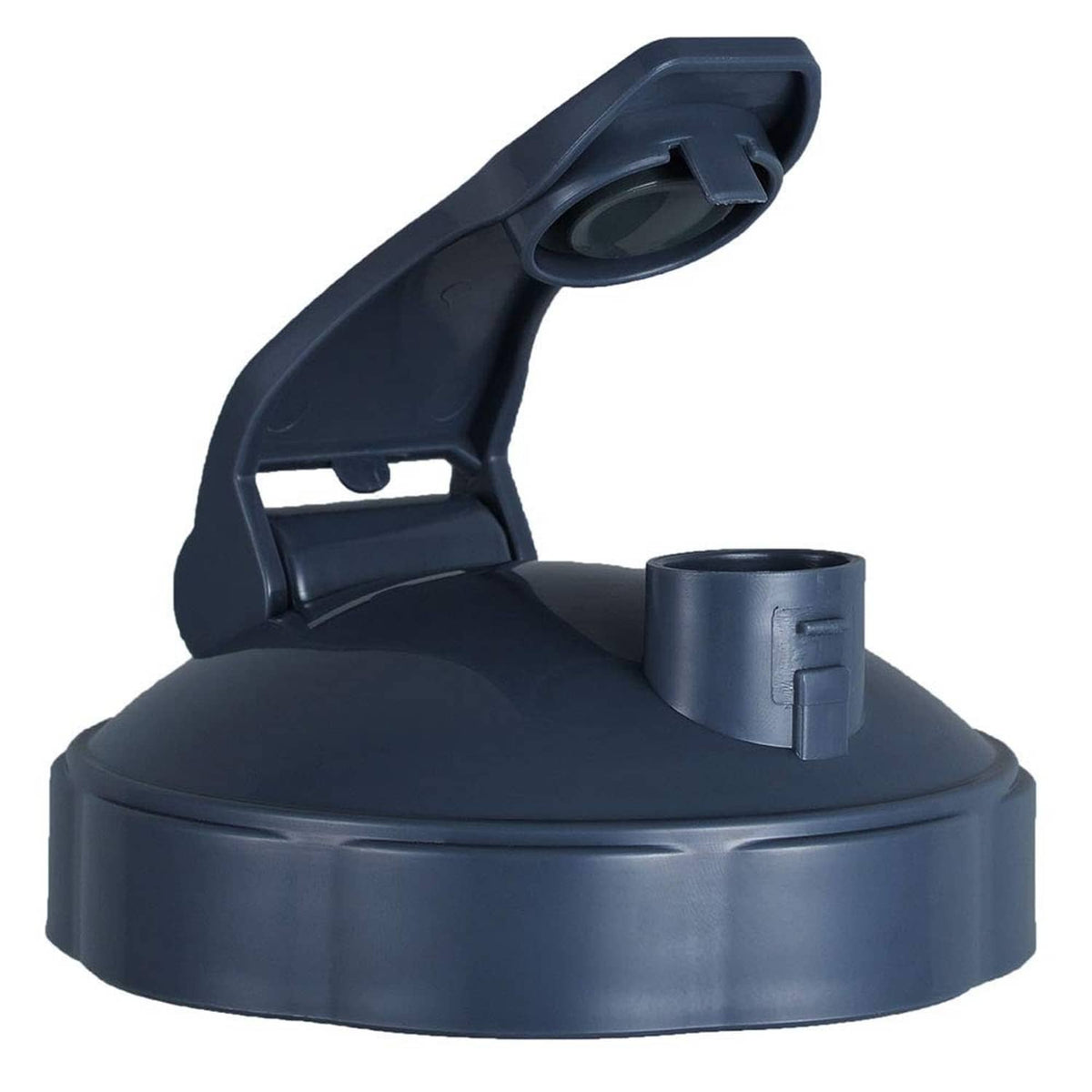 Black replacement cup lid with flip spout opening and side cup holder