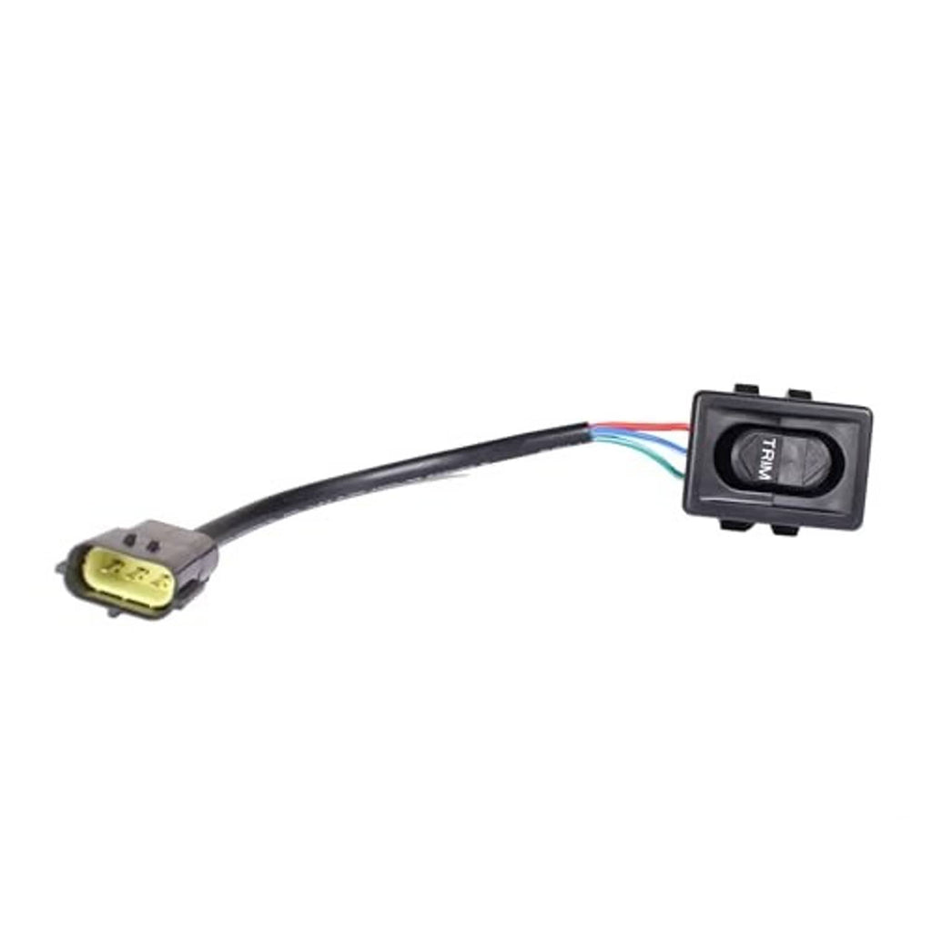 Black cable with rectangular connector and multicolor wire leads
