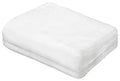 Folded white bug netting sheet with fine mesh for garden insect protection