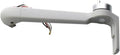 Front right motor arm for DJI Mini 4 Pro, gray arm with exposed wire leads