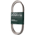 Gray aramid deck belt replacement, coiled belt loop with product label