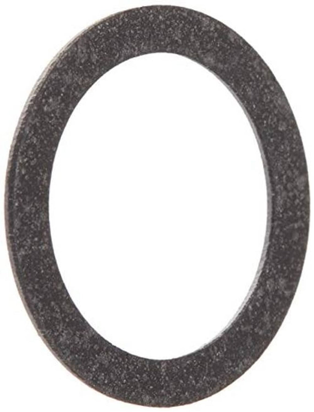 Dark gray drain plug gasket ring, oval inner opening