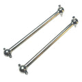 Metal rear drive shaft dogbone links with ball joints, silver finish