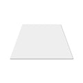 Borosilicate glass 3D printer bed, clear sheet, 235 x 235 mm, angled view