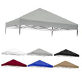 Gray pop up canopy replacement top cover option shown in product color layout
