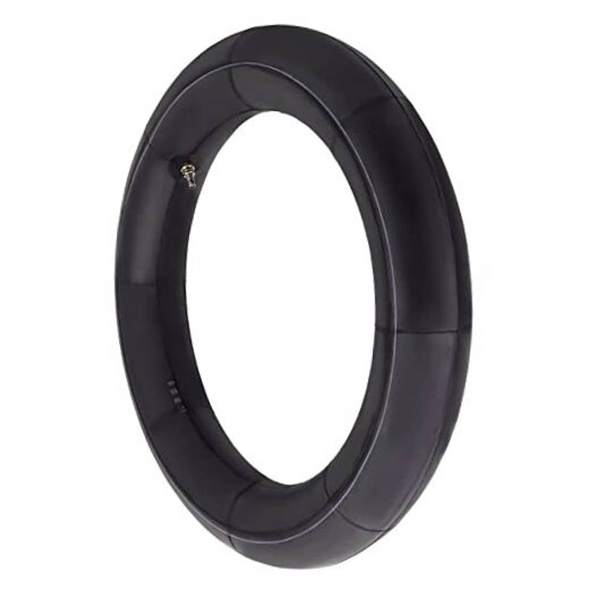 Black inner tube with TR4 valve stem for 130/90-16 tires