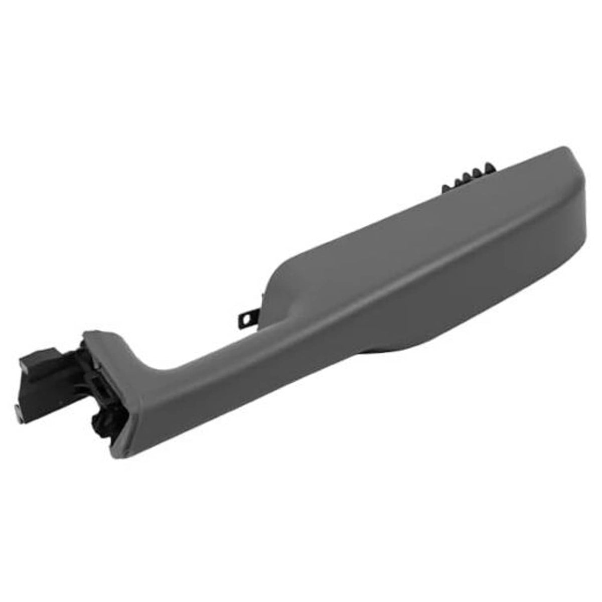 Light gray front door armrest handle for passenger side, long handle with mounting bracket