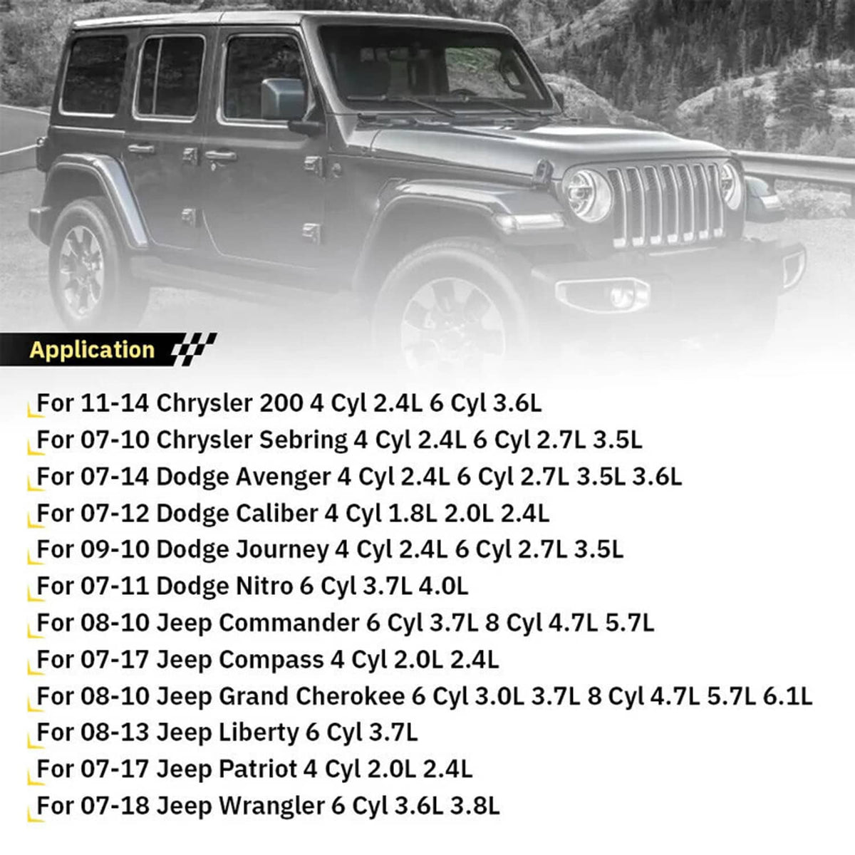 Compatibility application chart for steering clock spring