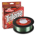Fishing line spool with green Trilene XL line and black reel base