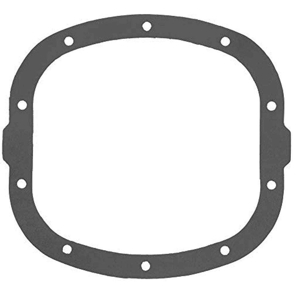Black oval axle housing gasket cover with evenly spaced bolt holes along the perimeter