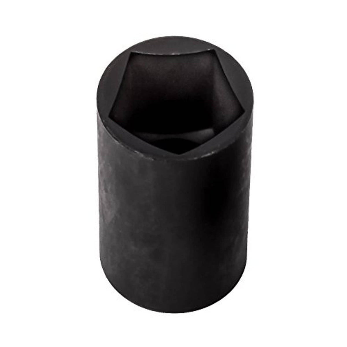 Black 1/2 in drive utility socket, five-point interior