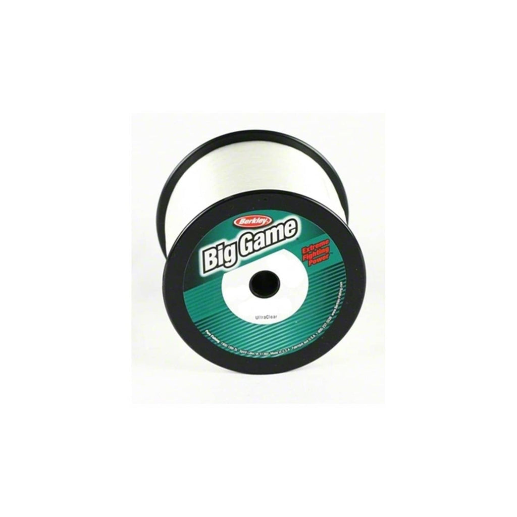 Berkley Trilene Big Game fishing line spool label, clear monofilament