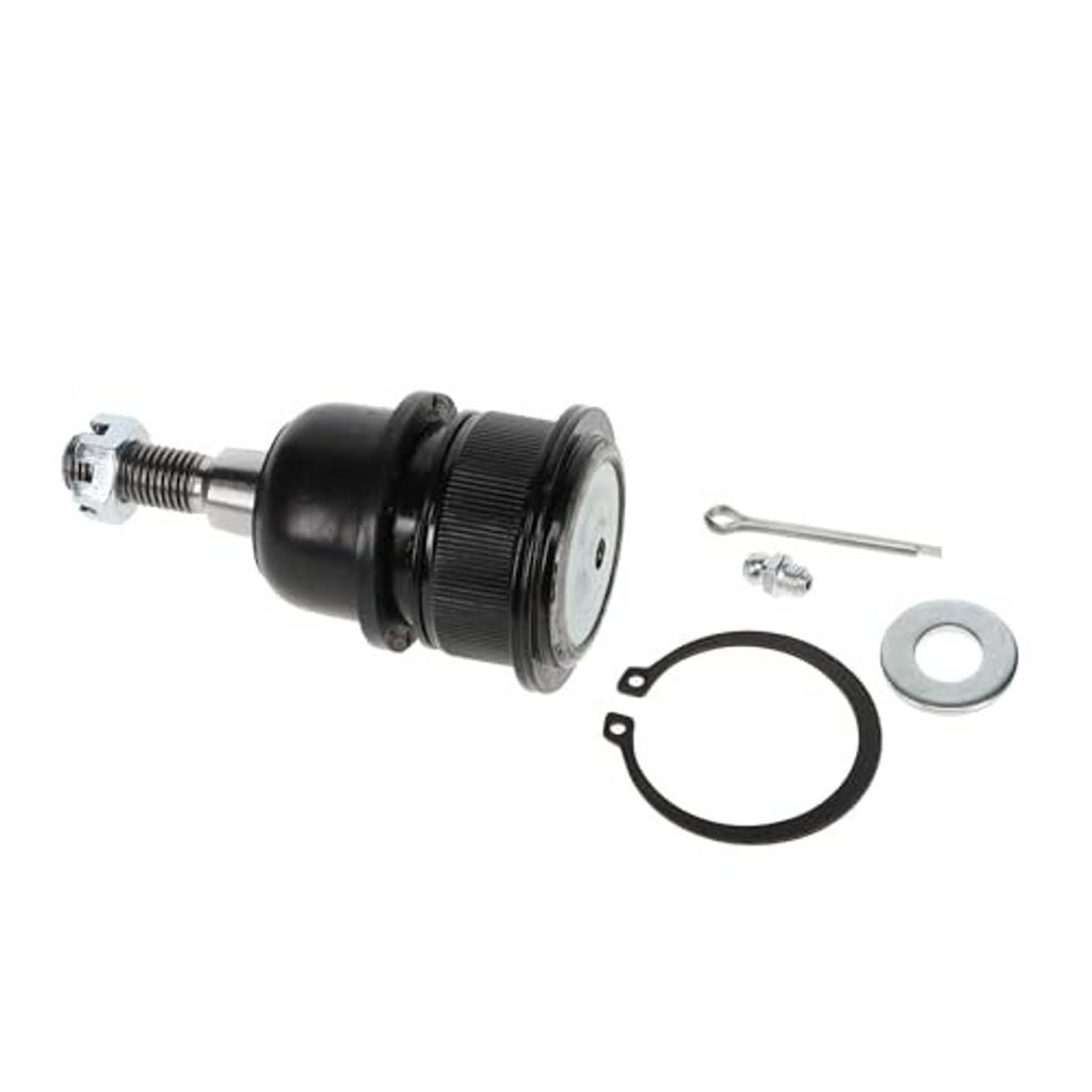 Front upper suspension ball joint with hardware kit: retaining ring, washer, cotter pin