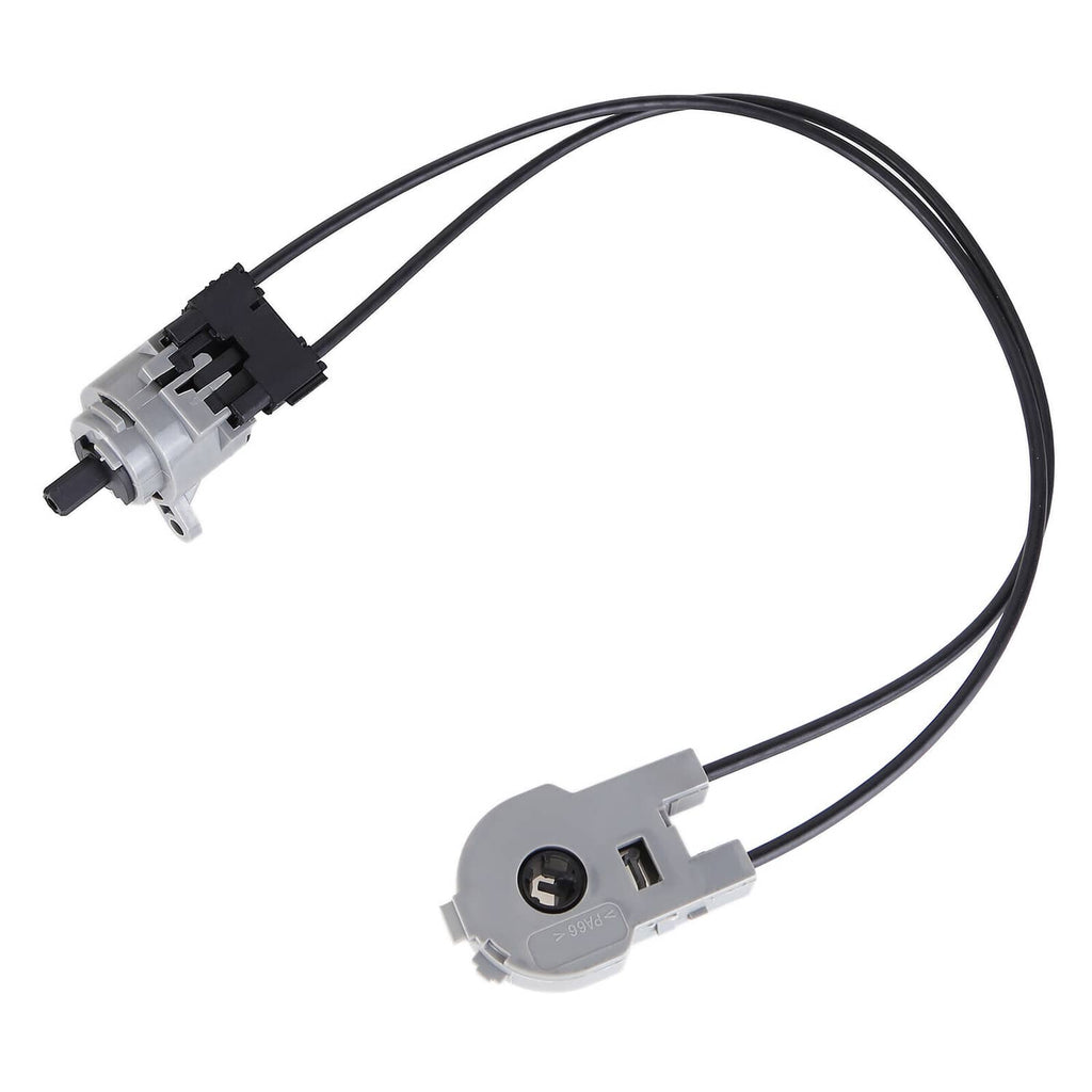 A/C mode control switch and cable harness, gray switch body with black connector end