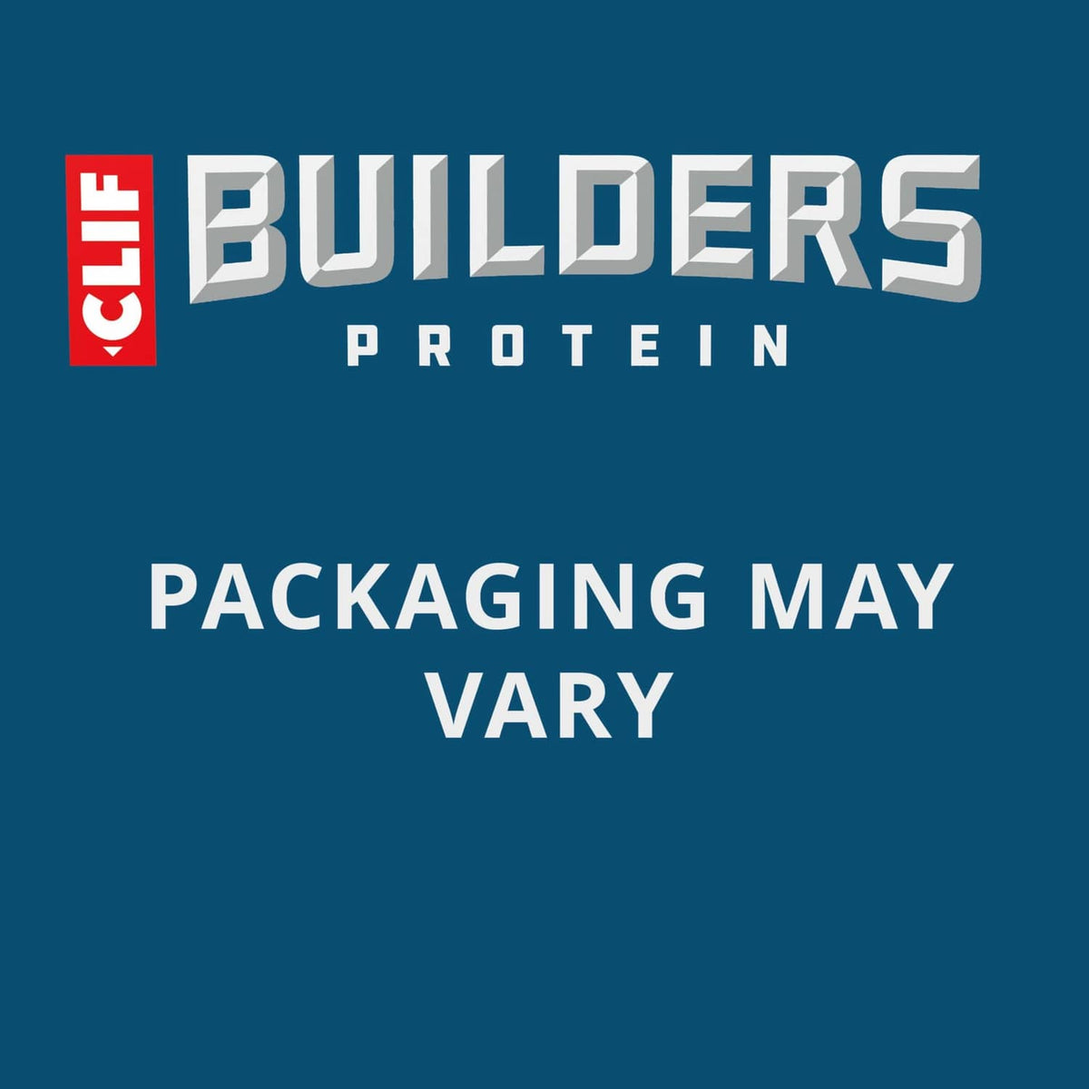 CLIF BUILDERS Protein packaging may vary label