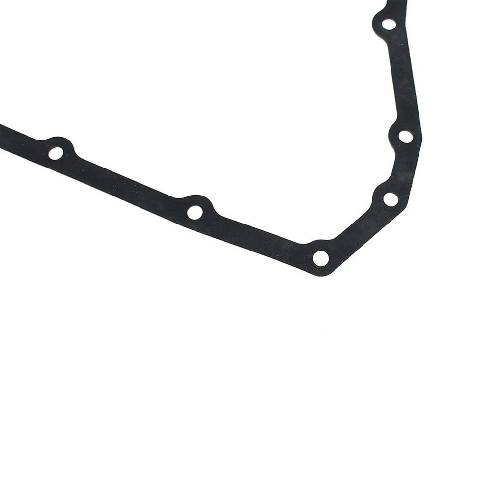 Transmission oil filter gasket edge, black rubber with bolt holes