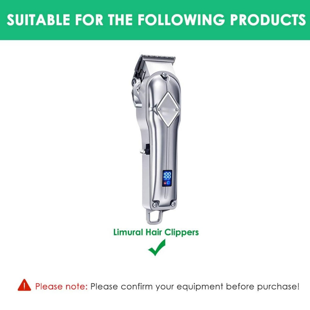 USB charging cable plugged into a silver hair clipper