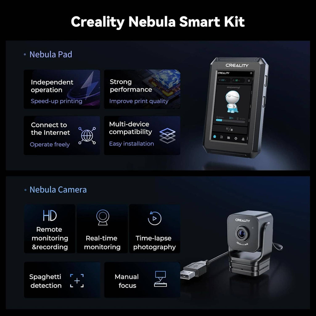 Nebula Pad touchscreen controller and Nebula Camera included in the smart kit bundle